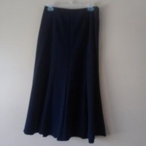 EUC East 5th 6 petite dark navy a-line maxi skirt